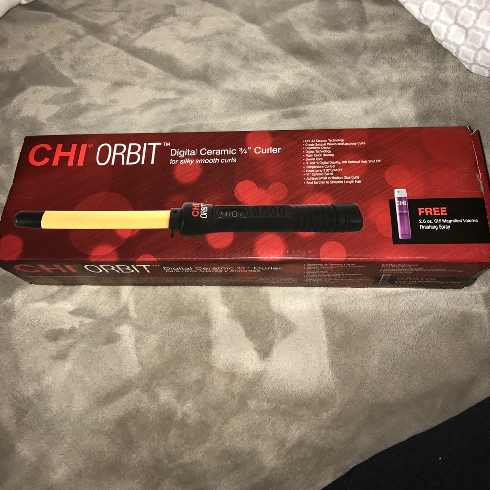 CHI ORBIT digital ceramic 3/4" curler